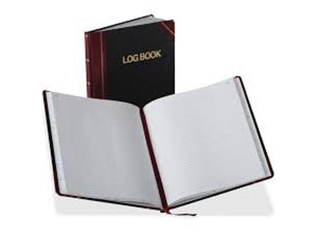 Boorum & Pease Log Book Record Rule Black/Red Cover 150 Pages 10 3/8 x 8 1/8 G21150R