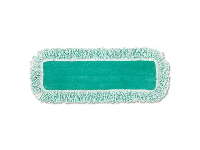 Rubbermaid - RCP Q418 - Dust Pad w/Fringe, Microfiber, 18 Long, Green, 6/Carton