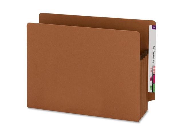 Smead Pocket End Tab Recycled 3-1/2' Exp Ltr 25/BX Redrope 73610