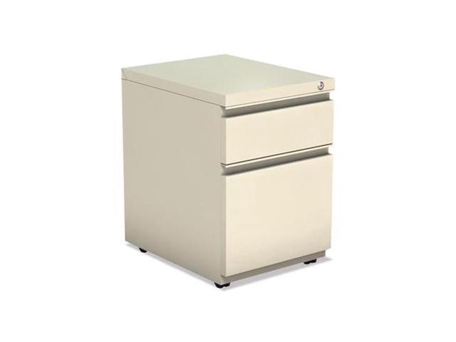 Alera - PBBFPY - Two-Drawer Metal Pedestal Box File w/Full Length Pull, 14 7/8w x 19 1/8d, Putty
