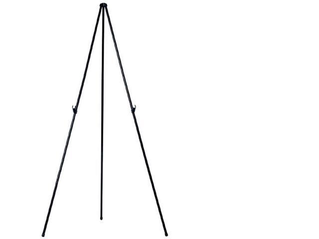 MasterVision Instant Easel 61 1/2' Black Steel Heavy-Duty FLX10201MV