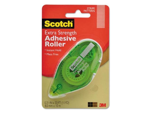 Scotch Extra Strength Adhesive Roller 3/8' x 396' 6055ES