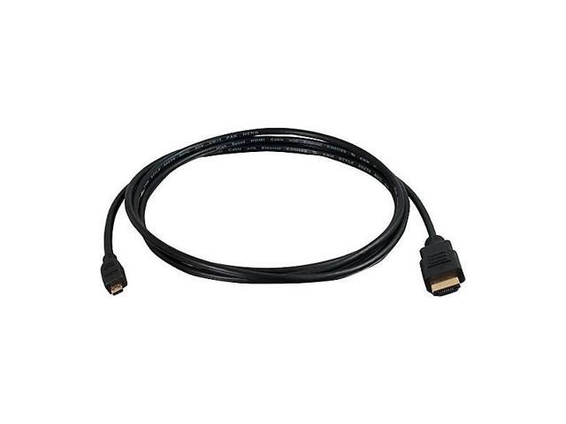 C2G 50617 4K UHD High Speed HDMI to Mini HDMI Cable (60Hz) with Ethernet for 4K Devices, Black (1.5 Feet, 0.45 Meters)