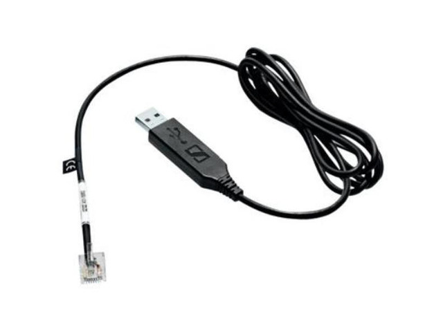 Sennheiser USB/RJ-45 Phone Cable - RJ-45/USB for Phone, Headset - 4.92 ft - 1 x RJ-45 Male Network - 1 x Type A Male U