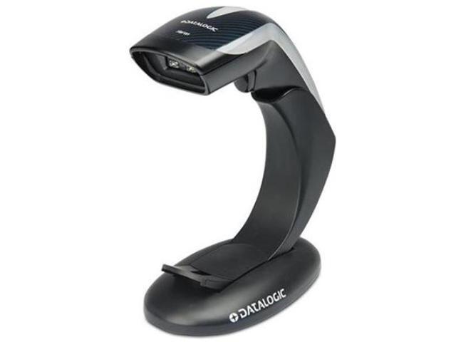 Datalogic Heron HD3430 General Purpose Corded 2D Area Imager Barcode Reader with Stand, Black - HD3430-BK