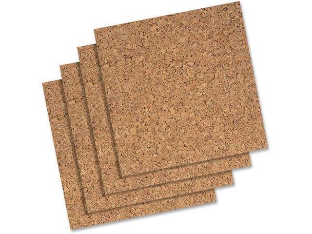 Quartet Cork Panels Self-stick 12'x12' 4/PK Natural 102Q
