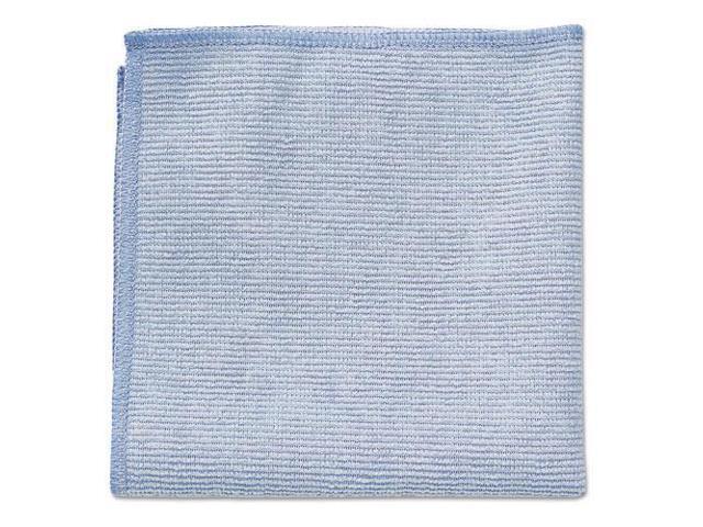 Rubbermaid Commercial Microfiber Cleaning Cloths 12 x 12 Blue 24/Pack 1820579