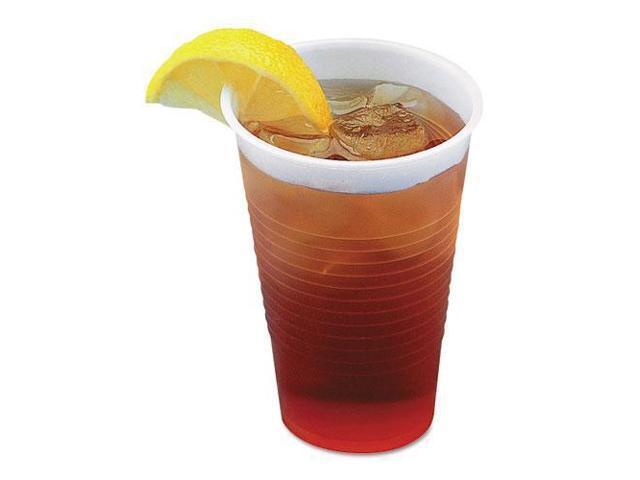 Boardwalk TRANSCUP3PK Translucent Plastic Cold Cups, 3oz, 125/Pack, 1 Pack