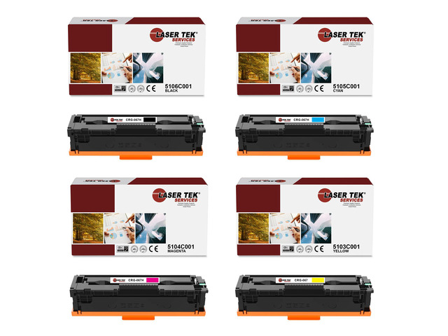 Laser Tek Services Compatible Toner Cartridge Replacement for 067H High Yield Works with Canon i-SENSYS LBP633Cdw LBP632Cdw, MF653Cdw Printers...