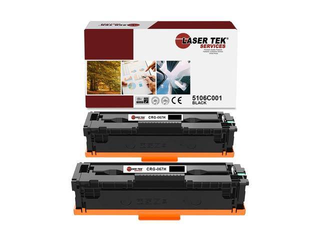 2Pk LTS 067H Black HY Compatible for Canon LBP633Cdw Toner Cartridge