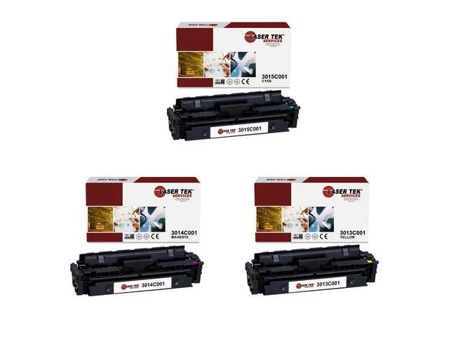 Laser Tek Services Compatible Toner Cartridge Replacement for Canon 055 Works with Canon Color ImageClass LBP660C, MF740C MF741Cdw Printers (Cyan,...