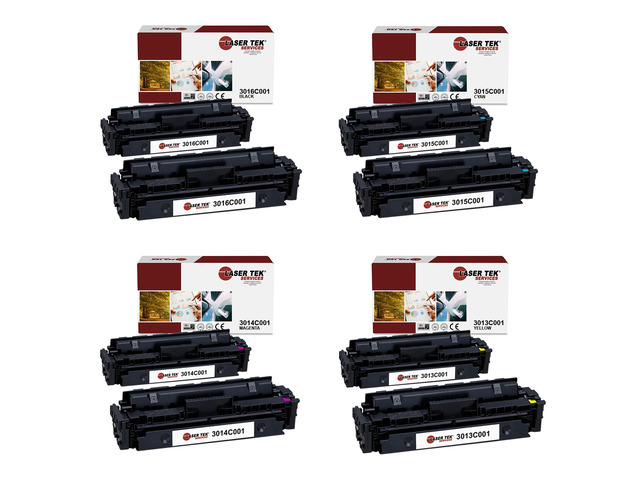 Laser Tek Services Compatible Toner Cartridge Replacement for Canon 055 Works with Canon Color ImageClass LBP660C, MF740C Printers (Black, Cyan,...