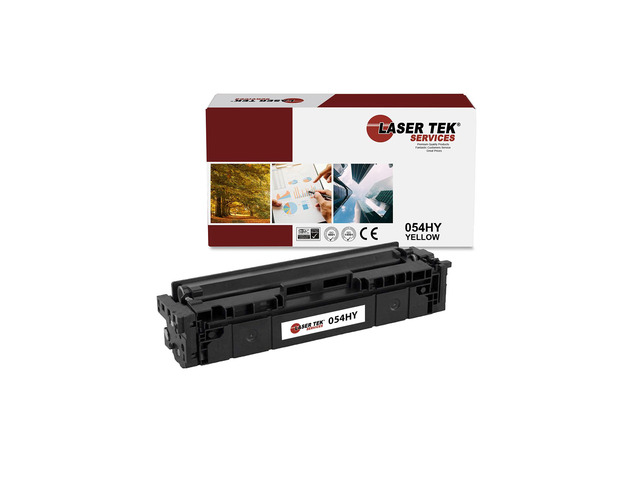 Laser Tek Services Compatible High Yield Toner Cartridge Replacement for Canon 054H 054HY Works with Canon Color imageClass LBP620 LBP622Cdw,...