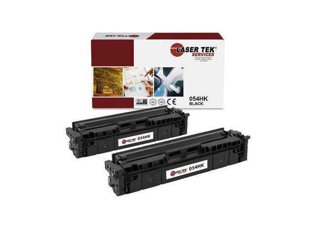 Laser Tek Services Compatible High Yield Toner Cartridge Replacement for Canon 054H 054HK Works with Canon Color imageClass LBP620 LBP622Cdw,...