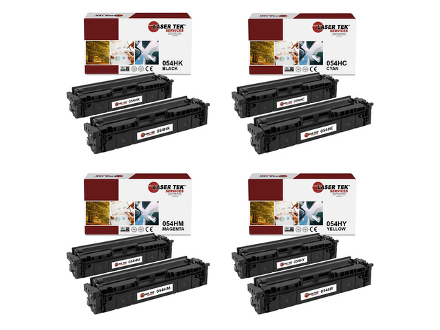 Laser Tek Services Compatible High Yield Toner Cartridge Replacement for Canon 054H Works with Canon Color imageClass LBP620 LBP622Cdw, MF640C...
