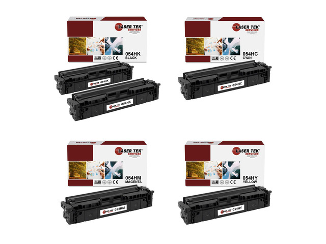 Laser Tek Services Compatible High Yield Toner Cartridge Replacement for Canon 054H Works with Canon Color imageClass LBP620 LBP622Cdw, MF640C...