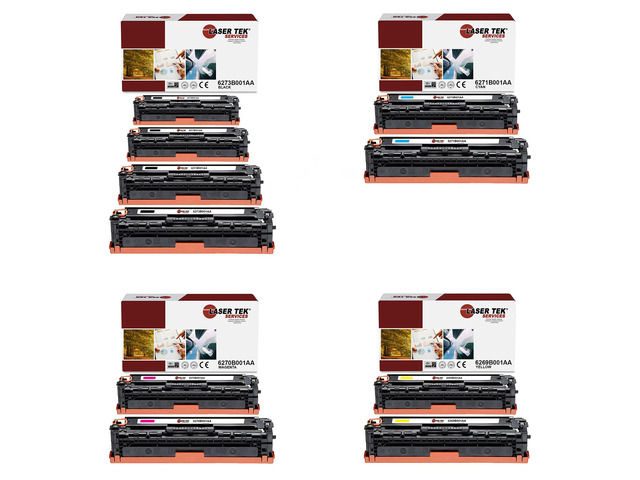 Laser Tek Services Compatible Toner Cartridge Replacement for Canon CRG-131 CRG131 Works with Canon ImageClass MF8280CW, LBP7110Cw Printers (Black,...