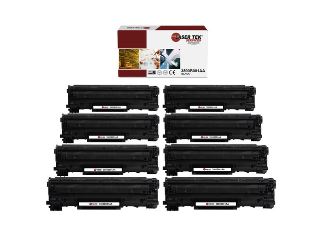 Laser Tek Services Compatible Toner Cartridge Replacement for Canon CRG-128 3500B001AA Works with Canon ImageClass MF4450 MF4550 Printers (Black, 8...