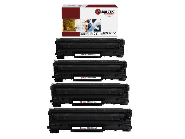 Laser Tek Services Compatible Toner Cartridge Replacement for Canon CRG-128 3500B001AA Works with Canon ImageClass MF4450 MF4550 Printers (Black, 4...