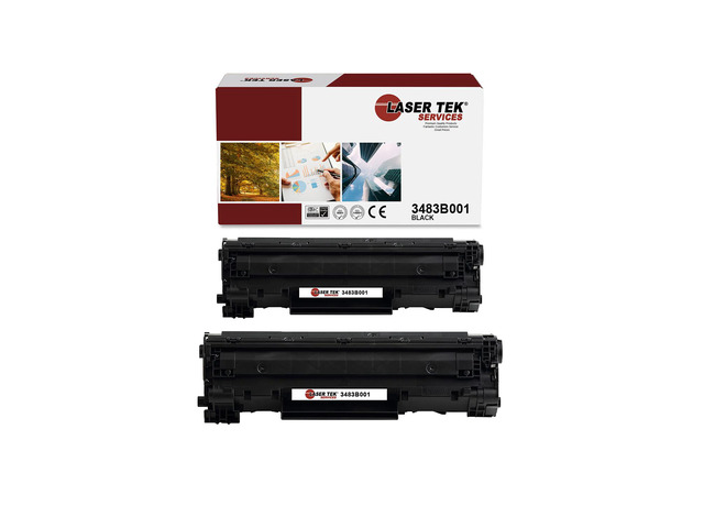 2Pk LTS 3483B001 Black Compatible for Canon ImageClass LBP6200d Toner Cartridge