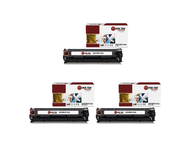 Laser Tek Services 118 Compatible Toner Cartridge for Canon 118 3PK