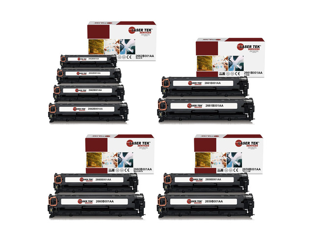 Laser Tek Services Compatible Toner Cartridge Replacement for Canon 118 Works with Canon ImageClass LBP7660CDN LBP7200CDN, MF8350CDN Printers...