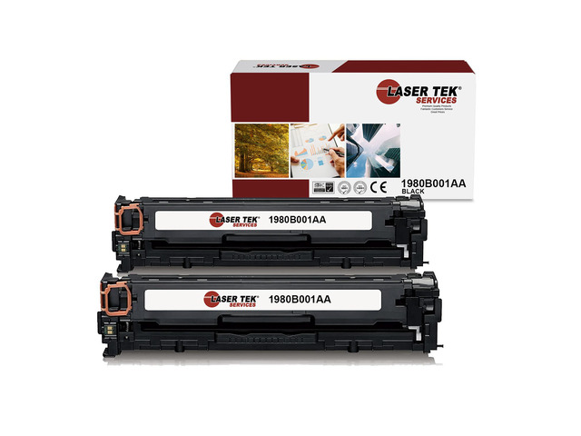 Laser Tek Services Compatible Toner Cartridge Replacement for Canon 116 1980B001AA Works with Canon ImageClass MF8050CN MF8080CW Printers (Black, 2...
