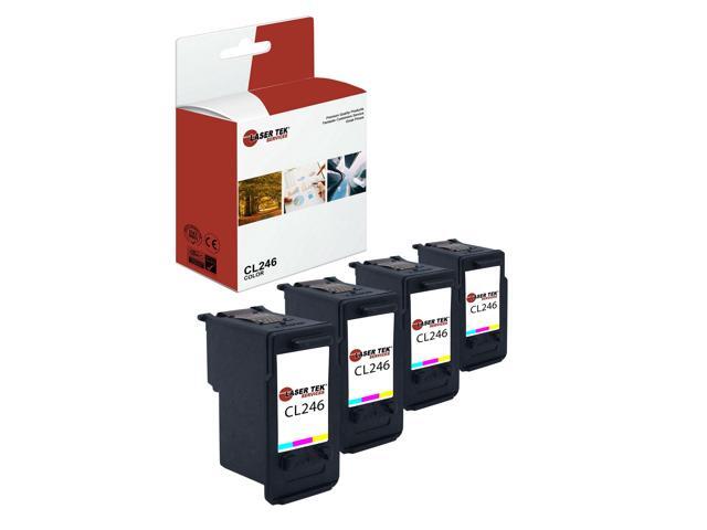 Laser Tek Services Compatible High Yield Ink Cartridge Replacement for Canon CL-246 CL246 Works with Canon Pixma iP2820 MG2420 MG2520 Printers...