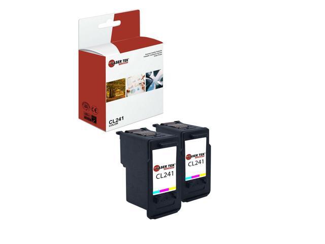 Laser Tek Services Compatible High Yield Ink Cartridge Replacement for Canon CL-241 CL241 Works with Canon Pixma MG2120 MG2220 MG3120, MX372 MX392...