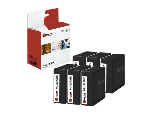 Laser Tek Services Compatible High Yield Ink Cartridge Replacement for Canon PGI-2200 PGI2200BK Works with Canon MAXIFY MB5020 iB4120 MB5320...