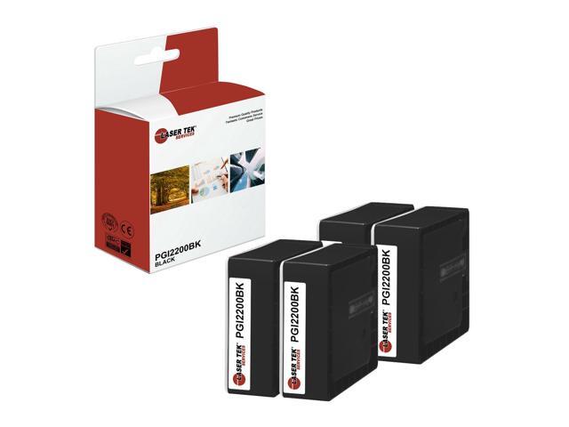Laser Tek Services Compatible High Yield Ink Cartridge Replacement for Canon PGI-2200 PGI2200BK Works with Canon MAXIFY MB5020 iB4120 MB5320...