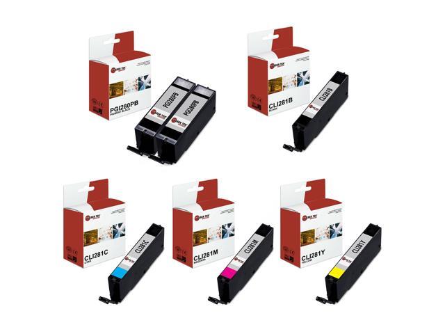 Laser Tek Services Compatible High Yield Ink Cartridge Replacement for Canon PGI-280 CLI-281 Works with Canon PIXMA TR7520 TR8520 TS6120 Printers...