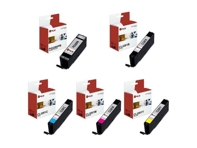 Laser Tek Services Compatible High Yield Ink Cartridge Replacement for Canon PGI-280 CLI-281 Works with Canon PIXMA TR7520 TR8520 TS6120 Printers...