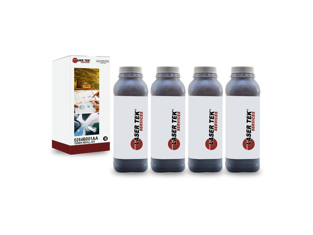 4Pk LTS 0264B001AA Black Toner Refill Kit Compatible for Canon MF-6500 6530 6550