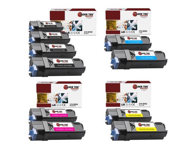 Laser Tek Services Compatible Toner Cartridge Replacement for Dell 310-9058 310-9060 310-9064 310-9062 Works with Dell 1320 1320C 1320CN Printers...