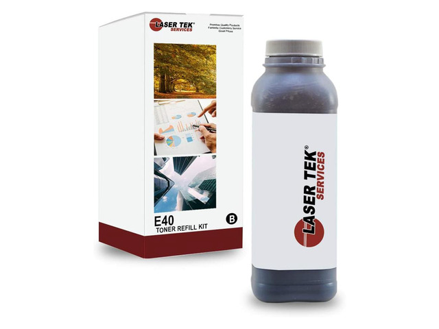 Compatible E40 Toner Refill Kit Refills Canon E40 (1491A002AA) Toner Cartridges Works with Canon PC720, PC730, PC735, FC-200/FC-204 Printers ...
