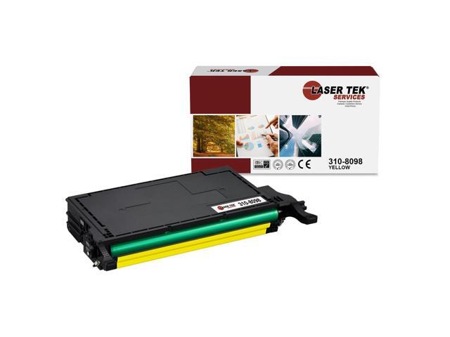 Laser Tek Services Compatible Toner Cartridge Replacement for Dell 3110 310-8098 Works with Dell 3110 3110CN, MFP 3115CN Printers (Yellow, 1 Pack)...
