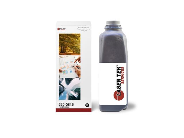 Laser Tek Services Compatible Toner Refill Kit Replacement for Dell 5130 330-5846 Works with Dell 5120cdn 5130cdn 5140cdn Printers (Black, 1 Pack)...