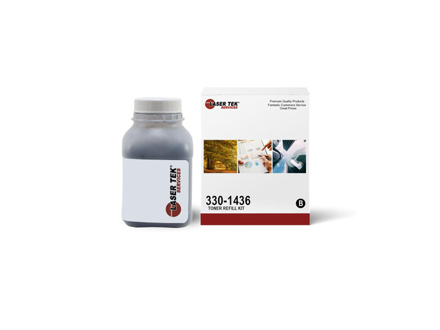 Laser Tek Services 2130 Compatible Black Toner Refill Kit for 330-1436