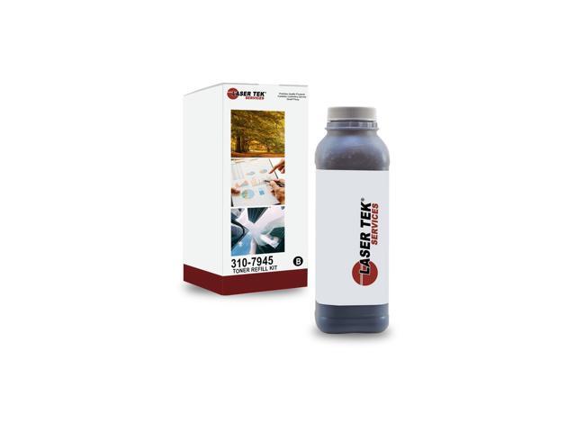 Laser Tek Services Black Toner Refill Kit with reset chip for the Dell 1815 1815dn 310-7945 310-7943 PF658 RF223