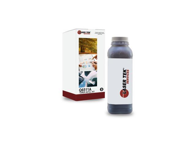 Laser Tek Services Black Toner Refill Kit for the HP Q6511A 11A LaserJet 2420 2420dn 2420n 2430 2430n 2430n