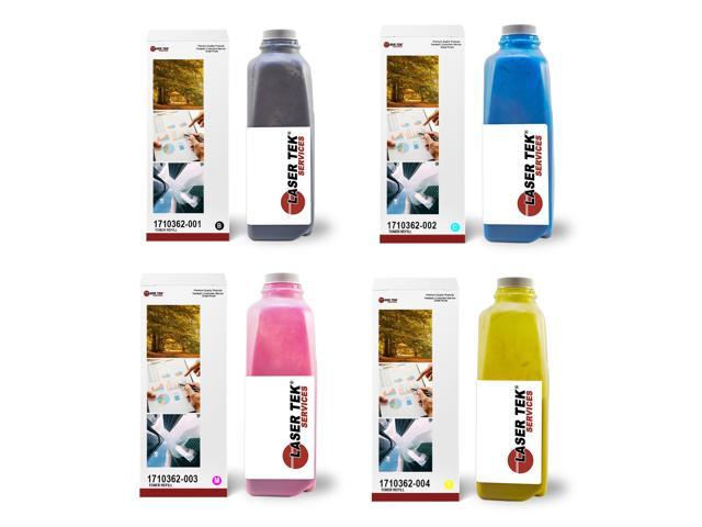 4Pk LTS 6100 CMYK Toner Refill Kit Compatible for Konica Minolta 6100 6110 MC2