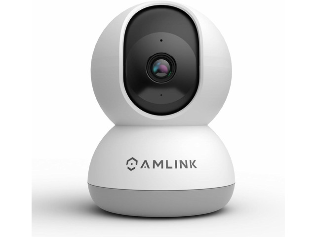 AMLINK 4MP WiFi Camera Indoor, Human Detection, Motion-Tracking, w/ 2-Way Audio, Pan/Tilt Wireless IP Camera (Wired Power), NDAA Compliant, 30ft...