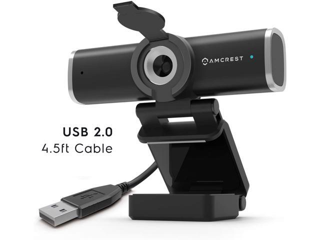Amcrest 1080P Webcam with Microphone & Privacy Cover, Web Cam USB Camera, Computer HD Streaming Webcam for PC Desktop & Laptop w/Mic, Wide Angle...