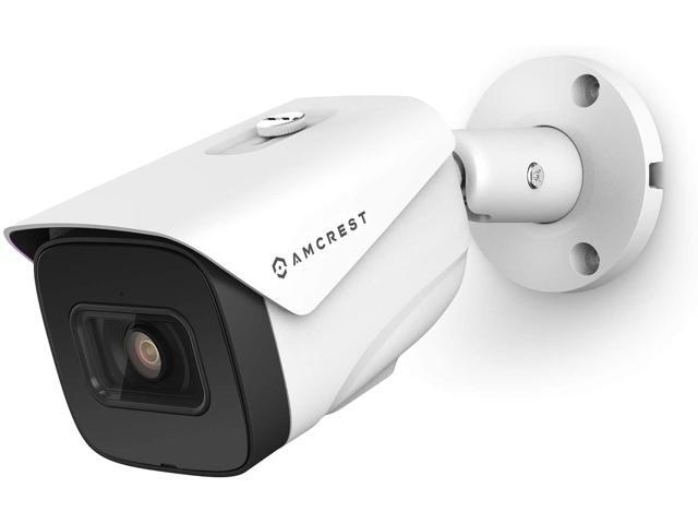 Amcrest 4K POE AI Camera 20fps UltraHD 8MP Outdoor Bullet PoE IP Camera, 98.4ftNight Vision, 2.8mm Wide Angle Lens, 108° Viewing Angle, IP67.