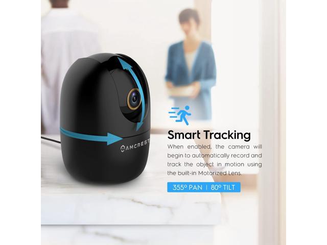 Amcrest 4MP WiFi Camera Indoor, Dog Camera, Sound & Baby Monitor, Human & Pet Detection, Motion-Tracking, w/ 2-Way Audio, Pan/Tilt Wireless IP...