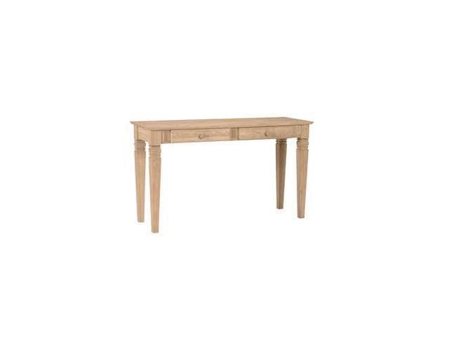 International Concepts OT-60S2 Java sofa table with 2 drawers- Unfinished