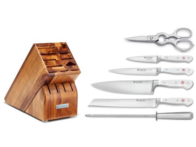 Wusthof Classic White Seven Piece Knife Block Set