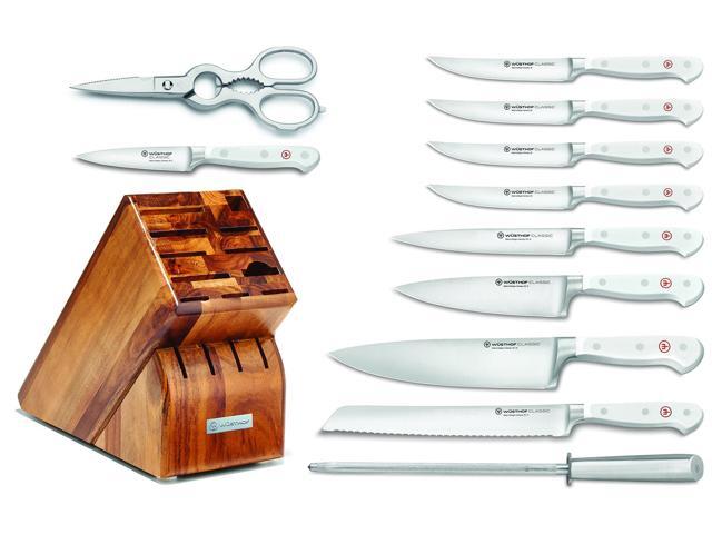 Wusthof Classic White Twelve Piece Knife Block Set