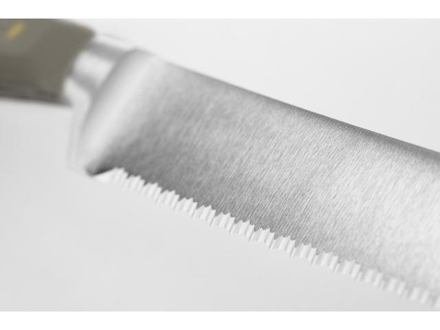Wusthof Classic 9-Inch Double Serrated Bread Knife, Velvet Oyster